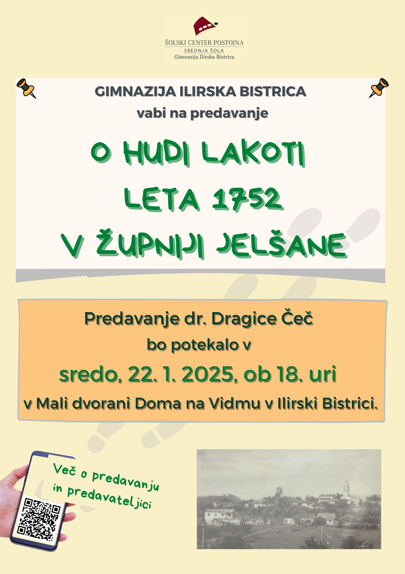 Vabilo - za 22. 1. 2025